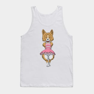 Canine Corgie Dog Girl MONSTER GIRLS Series I Tank Top